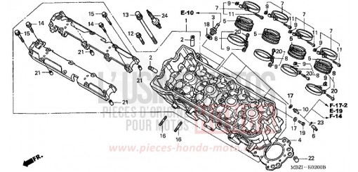 CYLINDER HEAD CB600F22 de 2002